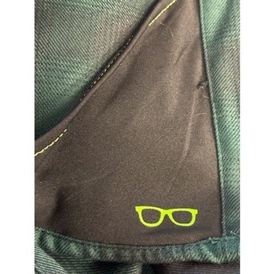 Dixxon Flannel Shirt Men's Size 4X Absinthe Plaid Long Sleeve Button Top Green - Image 7