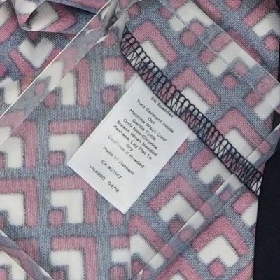 Talbots Wrap Dress Women's Size Large Petite LP Navy Burgundy Geometric - Image 5