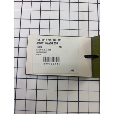 Gucci GG Marmont Belt Black Leather Gold Buckle Size 40 Authentic Men's Women's - Image 4