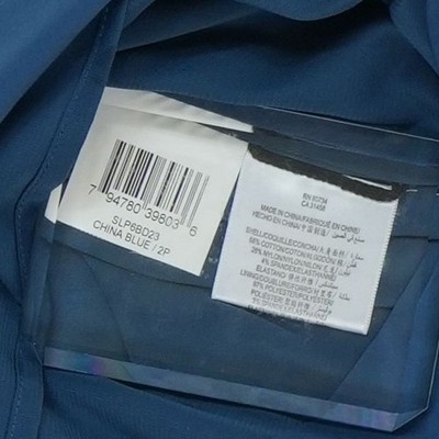 BCBGMAXAZRIA Cocktail Dress Women's Size 2P Blue Pleated Mini Kentucky Derby - Image 5