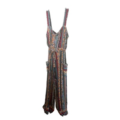 Anthropologie Calais Jumpsuit Boho Sleeveless Casual Wide Leg Size Large - Image 2