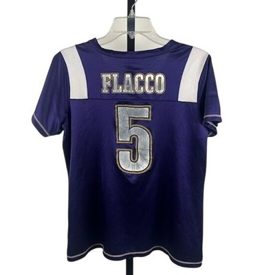 NFL Team Apparel Jersey #5 Baltimore Ravens Joe Flacco Size XL - Image 2