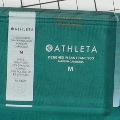 NWT Athleta Bikini Set Womens Size 34D DD Medium Green Tie Dye Underwire Bathing - Image 4