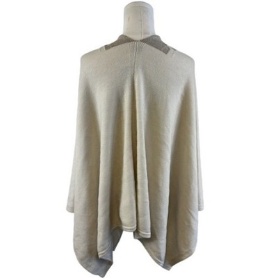 J.McLaughlin Rachel Wrap Heather Oatmeal Merino Wool Open Cardigan One Size $288 - Image 4