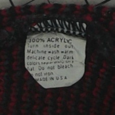 Vintage Jason Maxwell Sweater Women's Size XL Black Red Fleur De Lis - Image 6