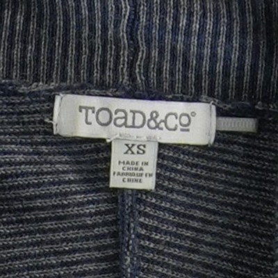 Toad&Co Women Size XS Blue Colorblock Merino Wool Cowl Neck Sweater Dress - Image 4
