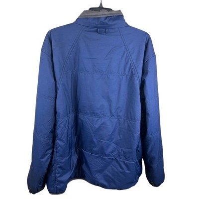 The North Face Mens Blue Puffer Jacket Full Zip Size XL - Image 2