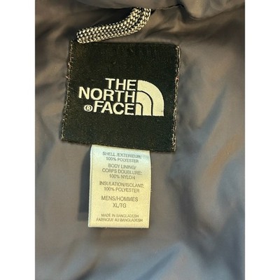 The North Face Mens Blue Puffer Jacket Full Zip Size XL - Image 3