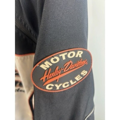 Harley Davidson Motorcycle Jacket Switchback Vented Riding Biker Black Size XL - Image 4