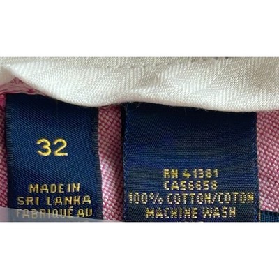 Polo Ralph Lauren Pink Cotton Twill Golf Shorts Men's Casual Summer Size 32 - Image 3