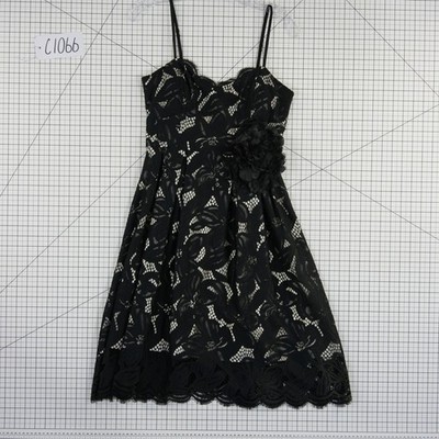New Lilly Pulitzer Dress Women's Size 2 Onyx Black Orchid Lace Floral Applique - Image 10