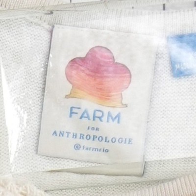 Farm Rio Anthropologie Dress Women's Size XS Cream Crochet Knit Maxi Tassel - Image 5