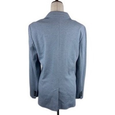 Talbots Aberdeen Blazer Jacket Blue Gray Career Women's Size 16 - Image 4