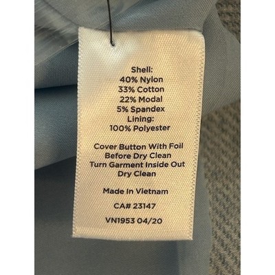 Talbots Aberdeen Blazer Jacket Blue Gray Career Women's Size 16 - Image 6