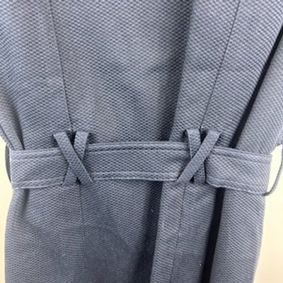 New Talbots Dress Women's Size 16 Navy Blue Sleeveless Belted Shirt Fit Flare - Image 3