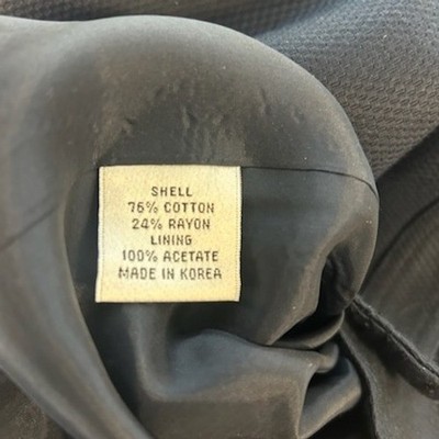 New Talbots Dress Women's Size 16 Navy Blue Sleeveless Belted Shirt Fit Flare - Image 5