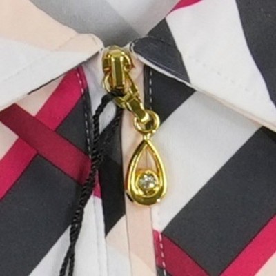 NWT SanSoleil Sleeveless Polo Women's Size Small Pink Plaid UV 50 Golf Top Shirt - Image 5