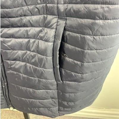 Classic Talbots Woman Black Quilted Stand Collar Puffer Vest Women's Size 3X - Image 4