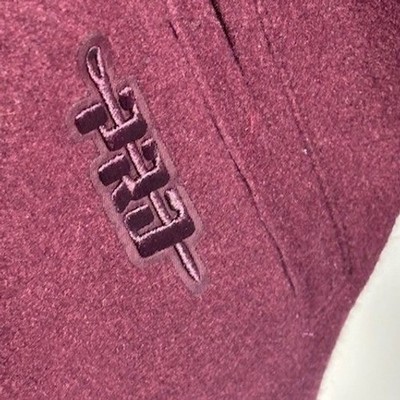 Pro Standard Detroit Tigers Men's Size Small Burgundy Wool Blend Varsity Jacket - Image 4