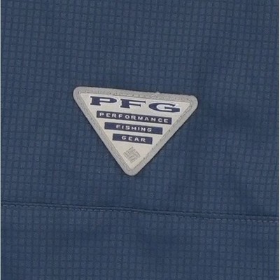 NEW Columbia PFG Tamiami Shirt Men's Size Small Navy Blue UPF 40 - Image 3