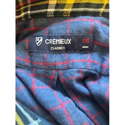 New Cremieux Classics Mens Plaid Button Down Long Sleeve Shirt Sycamore Size XXL - Image 5
