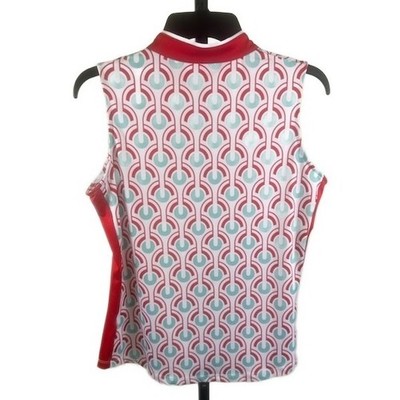 TAIL Women's Golf Tennis Pickleball Sleeveless Top Shirt Geometric Size Medium - Image 3