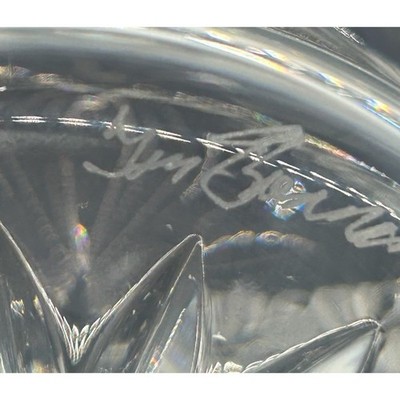 Waterford Crystal Ltd Edition Large Thanksgiving Harvest Bowl Signed - Image 4