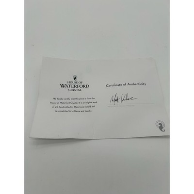Waterford Crystal Ltd Edition Large Thanksgiving Harvest Bowl Signed - Image 5