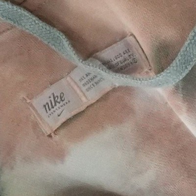 Nike Hoodie Tie-Dye Sweatshirt Women's Size Small Sage Green Pink Pullover - Image 5