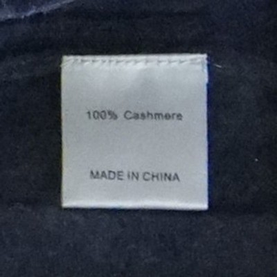 Turtleson 100% Cashmere Sweater Men's Size XL Navy Blue Quarter Zio - Image 6