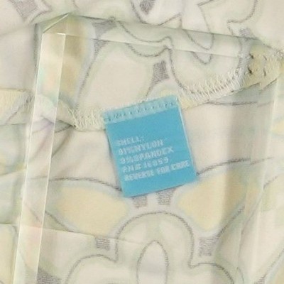 J McLaughlin Wrap Dress Women's Size Small Green Yellow 3/4 Sleeve Jersey - Image 5