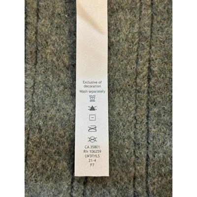 Lululemon Green Ribbed Knit Shawl Collar Sweater Shrug Cardigan Size M L - Image 4