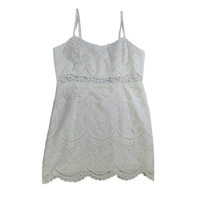 New Lilly Pulitzer Dress Women's Size 16 Resort White Risette Lace Mini Eyelet - Image 2