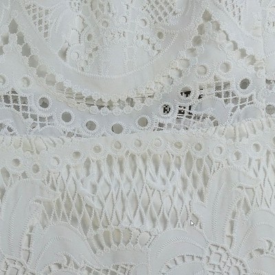 New Lilly Pulitzer Dress Women's Size 16 Resort White Risette Lace Mini Eyelet - Image 6