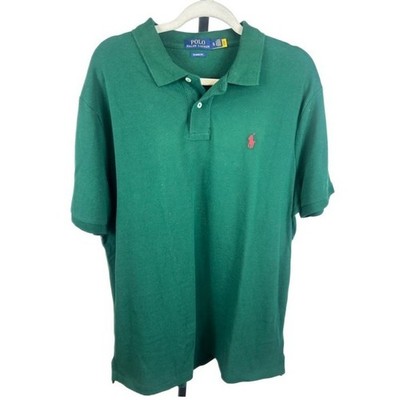 Polo Ralph Lauren Men's Size XL Classic Fit Green Short Sleeve Polo Shirt - Image 2