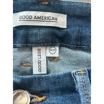 Good American Good Legs Blue Wash High Rise Skinny Jeans Women's Size 4 27 - Image 3