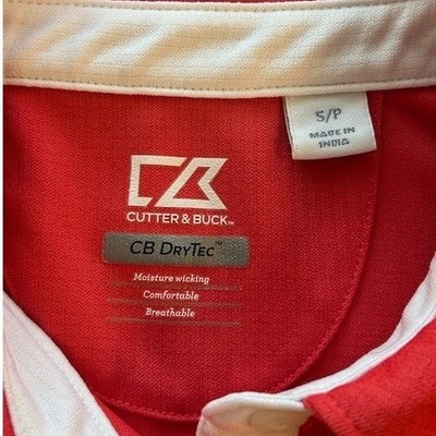 Cutter & Buck Women's Golf Sleeveless Polo Shirt PGA Valhalla Red Size Small - Image 3