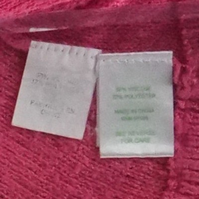 Lilly Pulitzer Cardigan Sweater Women's Size Medium Pink Shawl-Collar Open Front - Image 5