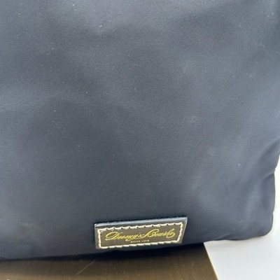 Dooney & Bourke Black Nylon Crossbody Bag Triple Zip Pocket Travel Purse - Image 3