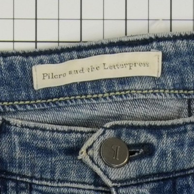 Pilcro Letterpress Anthropologie Jeans Women's Size 25 Blue Folio Patch Pocket - Image 3
