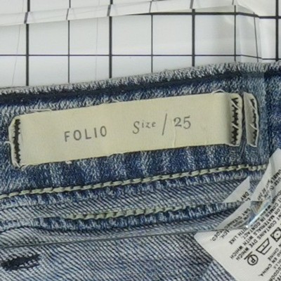 Pilcro Letterpress Anthropologie Jeans Women's Size 25 Blue Folio Patch Pocket - Image 5