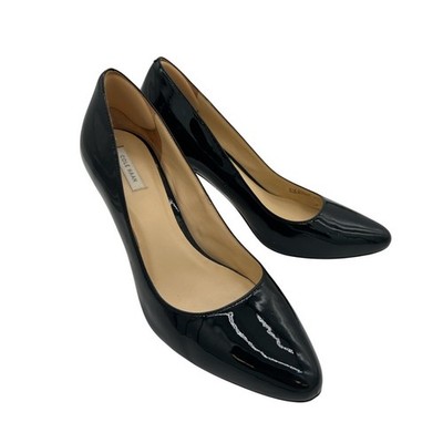 Cole Haan Black Patent Leather Pumps Pointed Toe Heels Classic Size 9B - Image 2