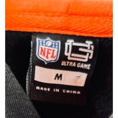 New Cincinnati Bengals Hoodie Sweatshirt Men's Size Medium Stripe NFL - Image 8