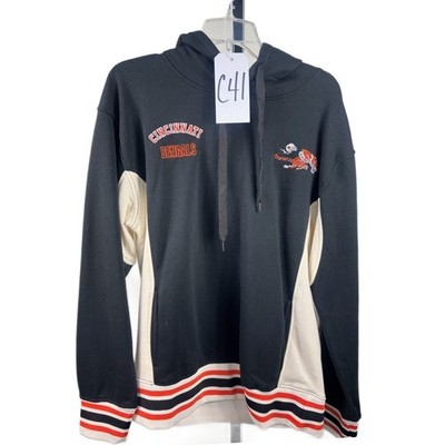 New Cincinnati Bengals Hoodie Sweatshirt Men's Size Medium Stripe NFL - Image 11