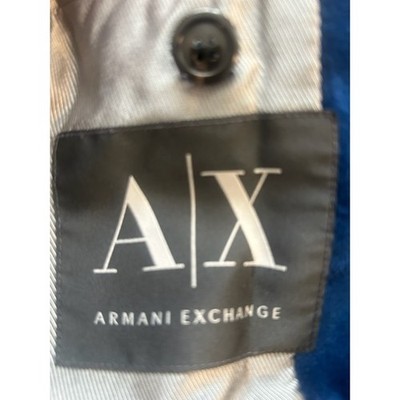 Armani Exchange Men's Size Small Royal Blue Velvet Sport Coat Blazer Jacket - Image 5