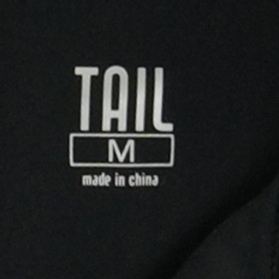 Tail Women's Size Medium Black Ruffle Snap 3/4 Sleeve Golf Tennis Polo Top - Image 5