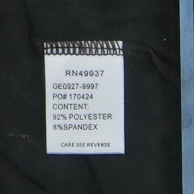 Tail Women's Size Medium Black Ruffle Snap 3/4 Sleeve Golf Tennis Polo Top - Image 6