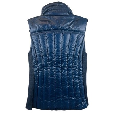 Calvin Klein Performance Down Vest Womens Blue Puffer Quilted Full Zip Large - Image 2