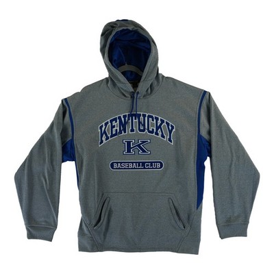 Sport-Tek University of Kentucky Baseball Club Mens Size XL Gray Pullover Hoodie - Image 2