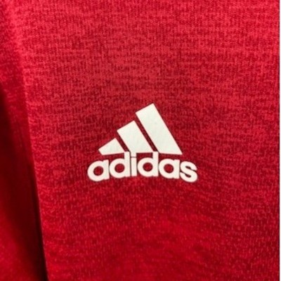 Adidas NC State Wolfpack Red Baseball Pullover Jersey Sweatshirt Mens Size Large - Image 4